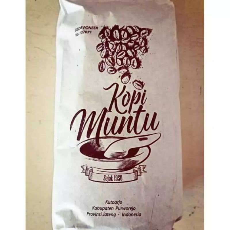 

Kopi Muthu Khas Kutoarjo Purworejo 250 gram