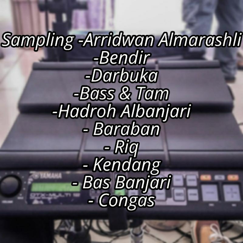 Sampling dtx multi 12 akai mpx tersedia berbagai macam sampling