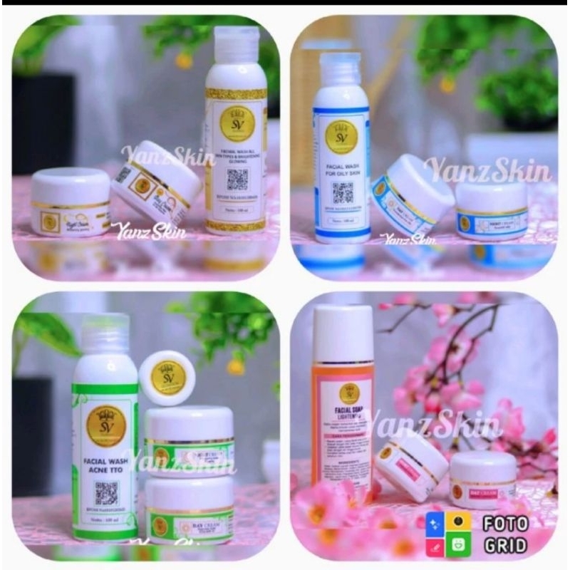 PAKET SV GLOW || Perawatan Wajah Bpomna