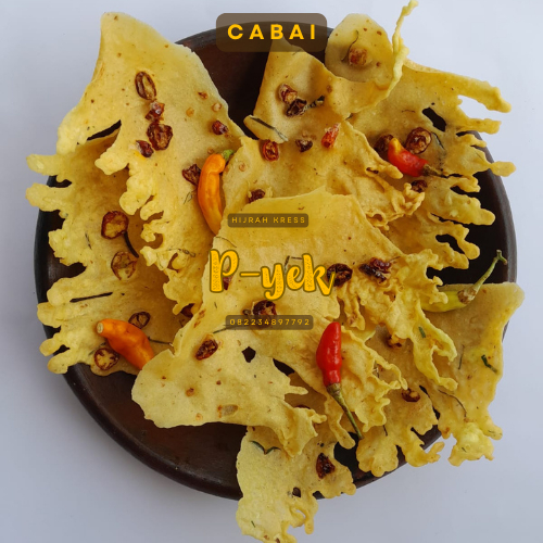 

Peyek Cabai Aneka Rasa - Rempeyek enak renyah - Toples 5 Liter