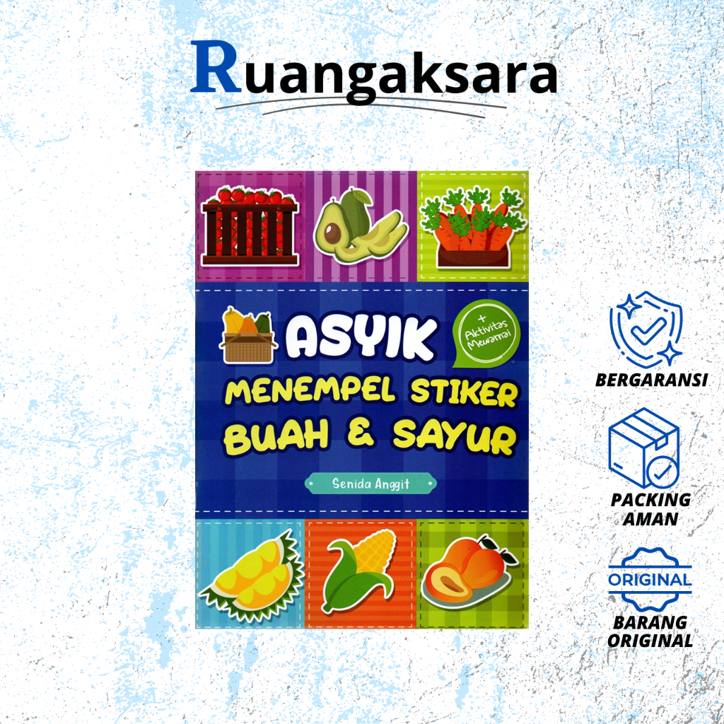 Asyik Menempel Stiker Buah & Sayur