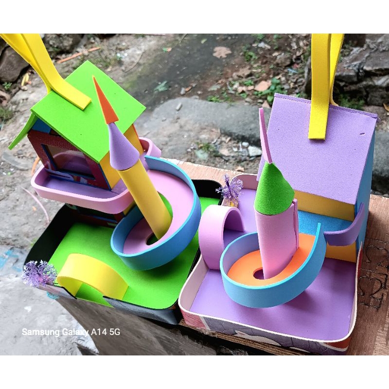 Rumah Kelomang Tingkat Menara 1 ( Bonus Kelomang 2 pcs )