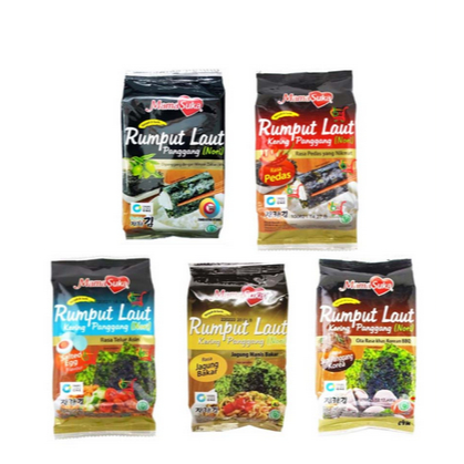 

[PGO] MamaSuka/Mat Gim Rumput Laut Kering Panggang Roasted Nori Seaweed All Varian 4.5g