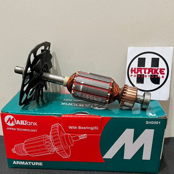MAILTANK SH0501 ARMATURE MESIN GERINDA SH05 ORIGINAL / ANGKER GERINDA