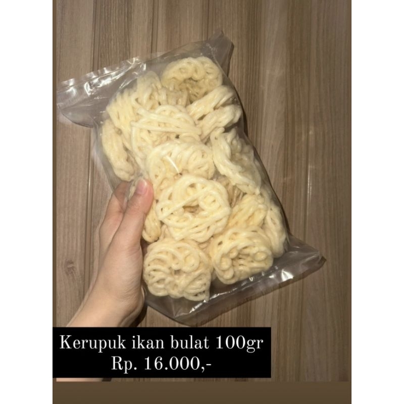 

kerupuk ikan bulat