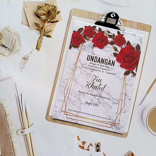 Undangan Pernikahan Murah // undangan pernikahan simple // Undangan pernikahan Elegan