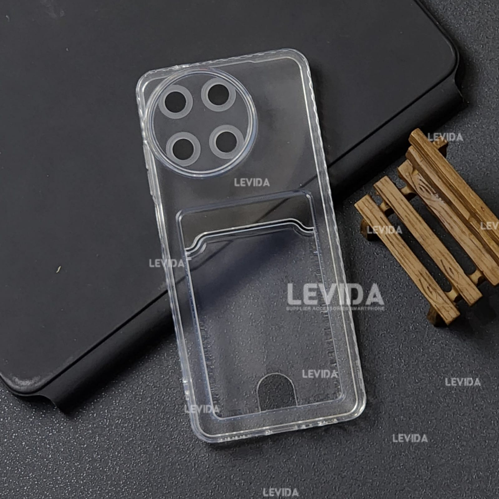Realme 11 4g Realme 11 Pro Realme 11 Pro Plus Card Case Clear / Slot Kartu Bening Case Realme 11 4g 