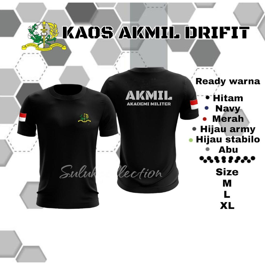 Kaos Akmil / Kaos Akmil Bahan Dryfit Milano Premium / Kaos Jersey Akmil