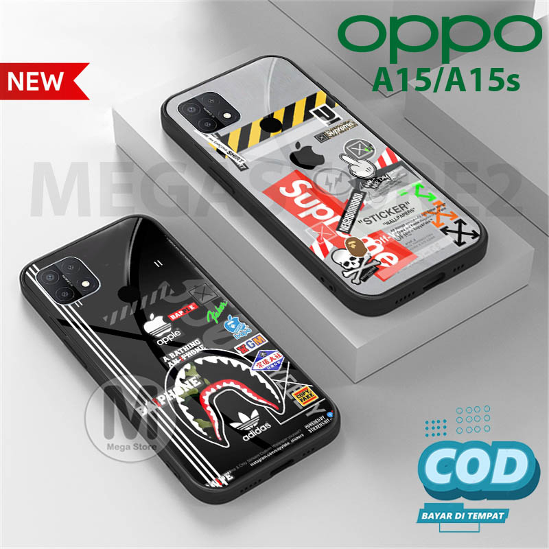 OPPO A15 [ MG-03] Softcase Kaca Oppo A15 Case Hp Oppo A15 Casing Hp Oppo A15 Softcase Oppo A15