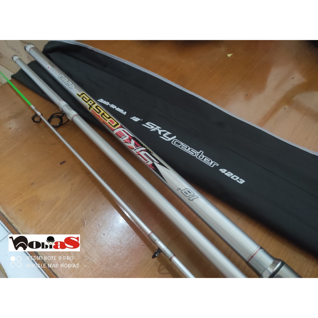Joran Pancing Laut 50lb Sambung 3 Awashima Sky Caster 420