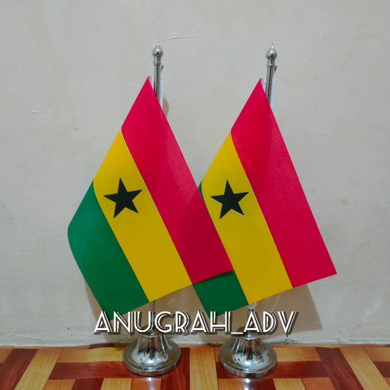 

tiang stainless bendera meja GHANA