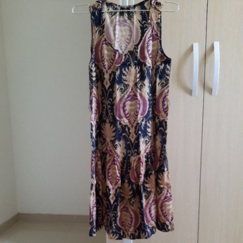 Dress Mango motif batik size: L