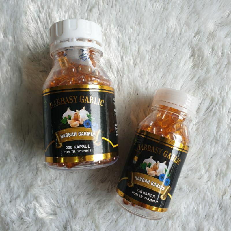 BPOM HABBASY GARLIC 200 KAPSUL | HABBASYI OIL | HABBATUSSAUDAH OIL PLUS GARLIC , HABBATUSSAUDA BAWAN