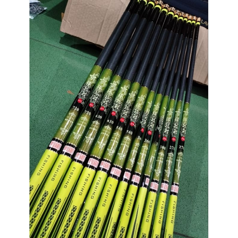 Joran tegek karbon ruas panjang oregon atlantis 360 450 540 cm