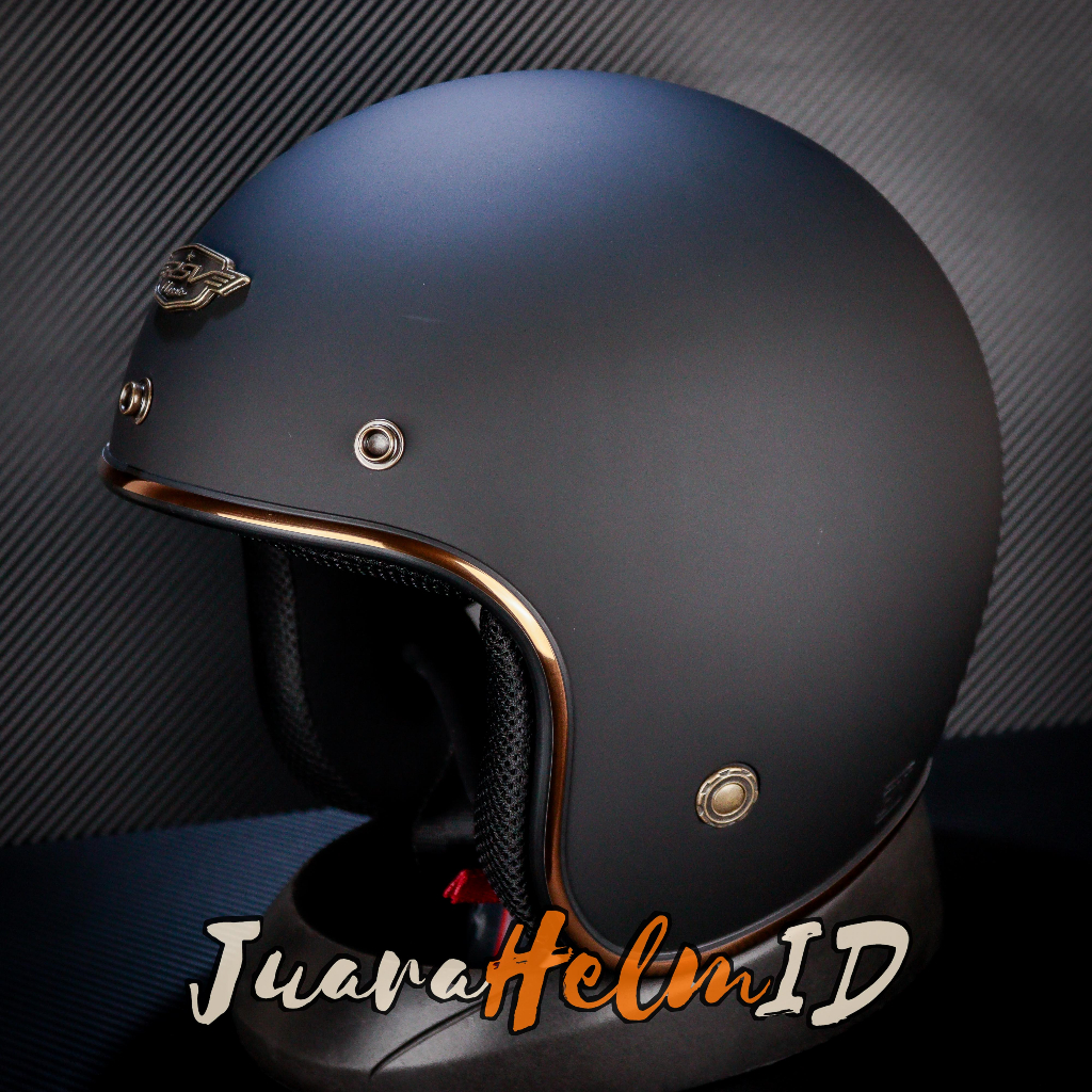 HELM RSV CLASSIC SOLID / BLACK DOFF/ RSV RETRO/ HALFACE