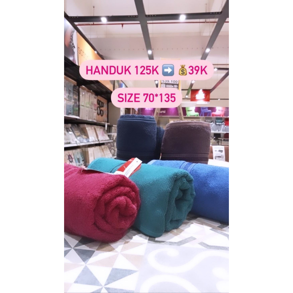 

HANDUK POLOS HARGA SUDAH JASTIP DAN ADMIN
