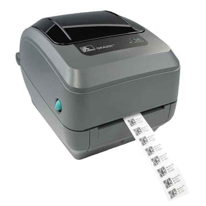 BARCODE PRINTER ZEBRA GK420T printer lebel / resi Second Original siap pakai