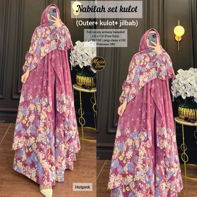 JS. NABILAH SET KULOT LABEL JASMINE