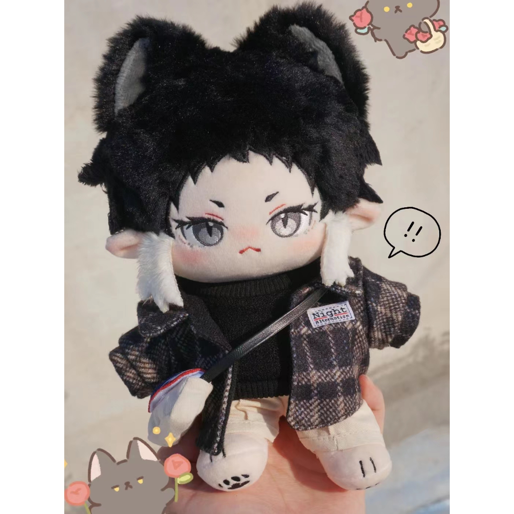 [READY STOCK] doll akutagawa bungo stray dogs boneka ryunosuke akutagawa doll 20cm jingjie