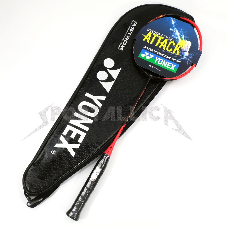 Raket Badminton Yonex Astrox 77 Shine Red 4UG5