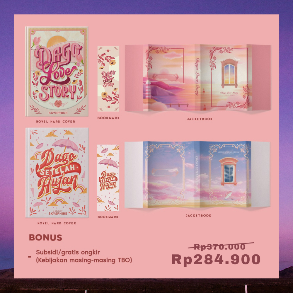 Novel Dago Love Story & Dago Setelah Hujan HC - Skysphire - Akad
