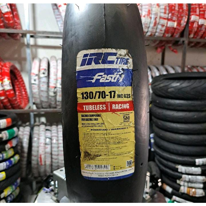 BAN LUAR IRC FASTI 1 130/70-17 RACING COMFOUND  BAN UNTUK BALAPAN AWET DAN NYAMAN