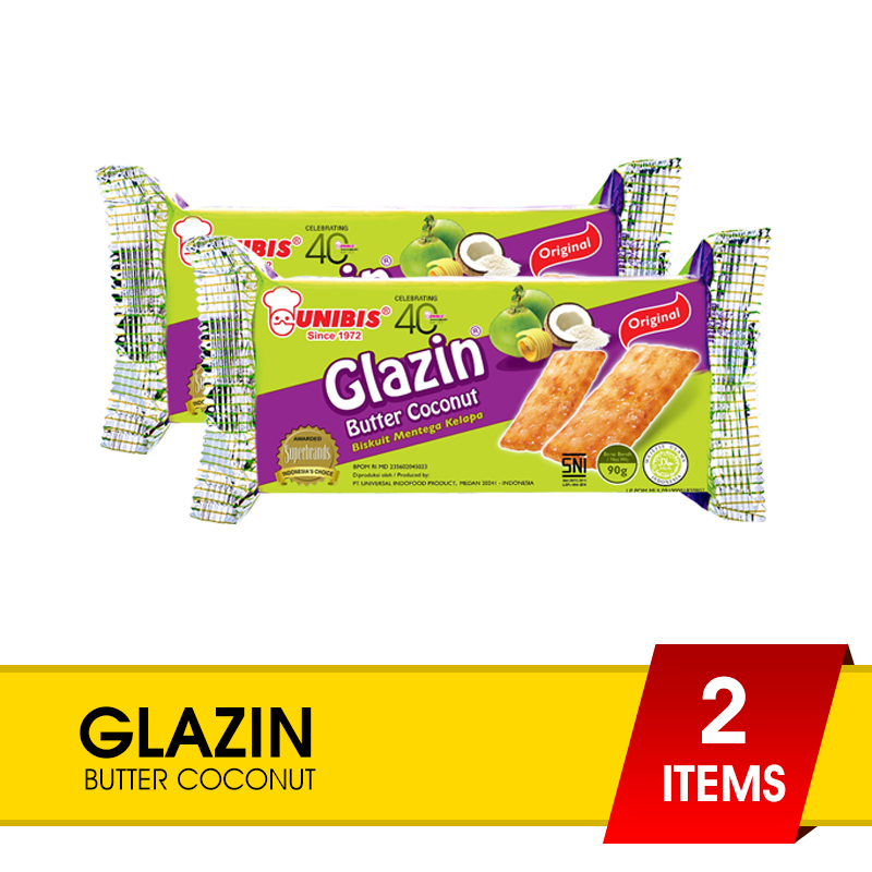 

Unibis Premium Glazin Butter Coconut 90g (2 pcs)