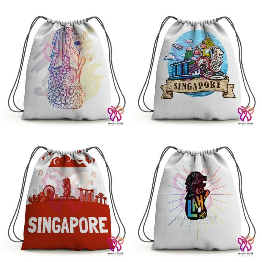 Tas Serut Souvenir Singapura