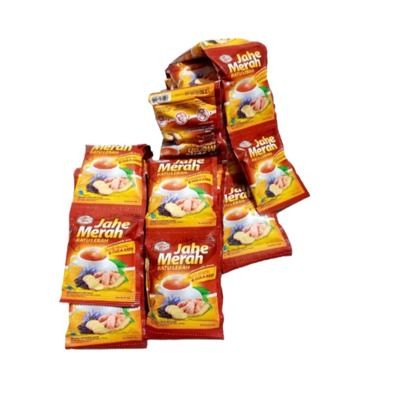 

Jahe Merah Ratu Lebah Super Plus Madu dan Gula Aren [Per RENCENG isi 10 Sachet