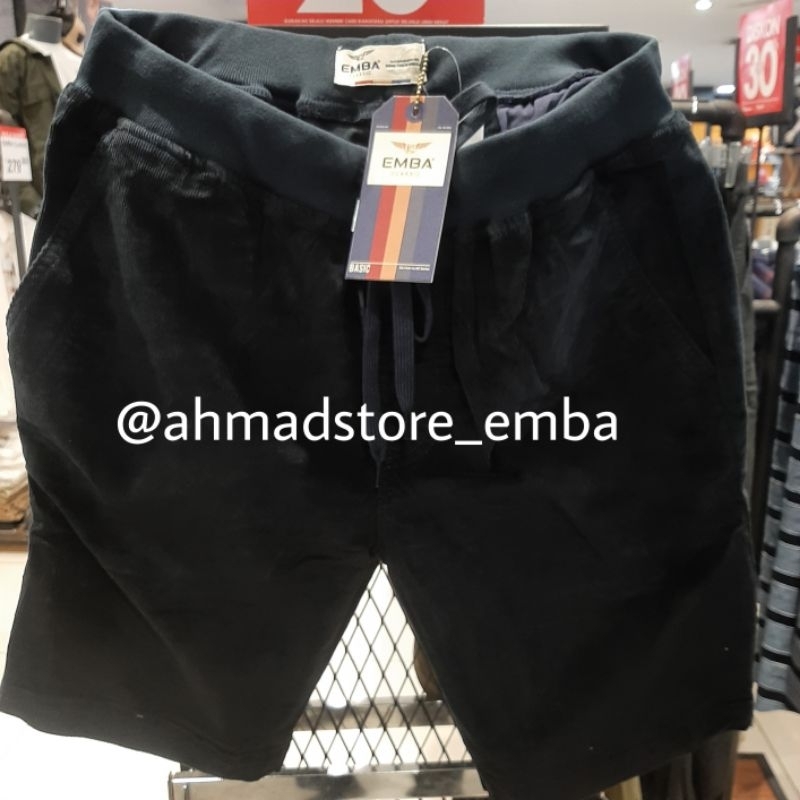 Celana colduroy emba /celana pendek /celana pendek hitam /celana kodoray /celana emba /emba mall /sh