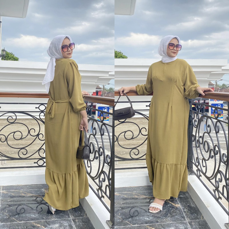 Gamis Salsa/cringkel/busui friendly/wudhu friendly
