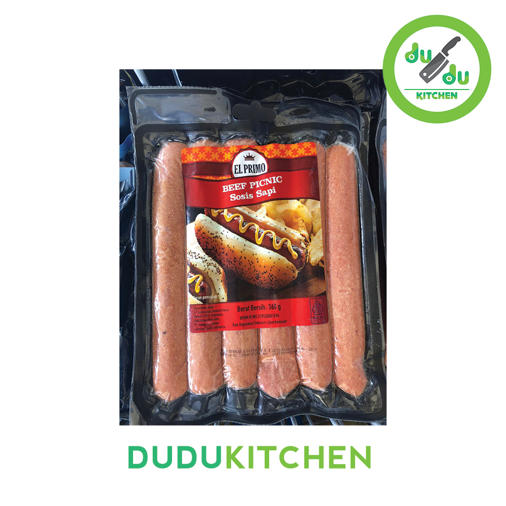 

(Dudu Kitchen) El Primo Beef Picnic - Sosis Sapi Sausage 360gr