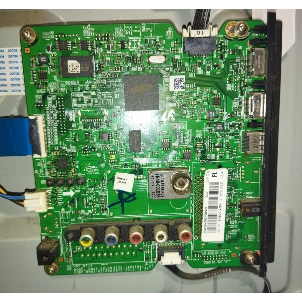 MB Mainboard 43H4000 - PA43H4000 Modul Mesin Tv Plasma Original