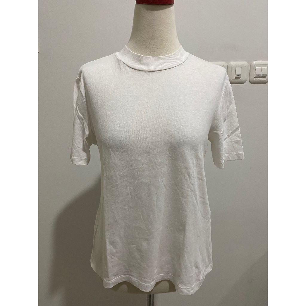 kaos zara putih asli original polos basic t-shirt white round neck merk zara ori white putih premium