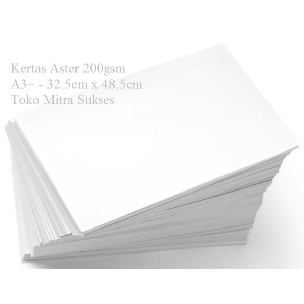 

A3+ Kertas Aster 200gsm A3+ isi 500 Lembar