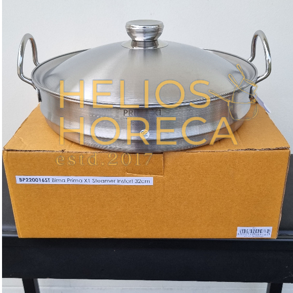 Bima Prima X1 Steamer Insert + Tutup Panci 32 cm Dandang Kukusan Wajan