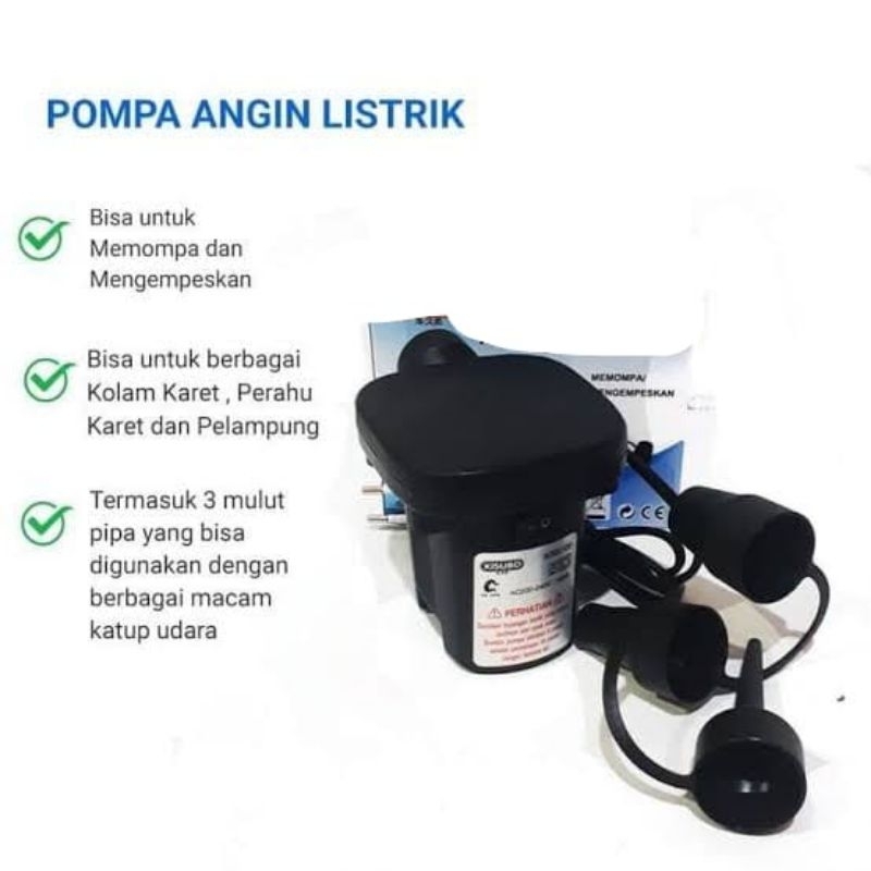 Pompa Angin Listrik / Pompa Angin matras elektrik