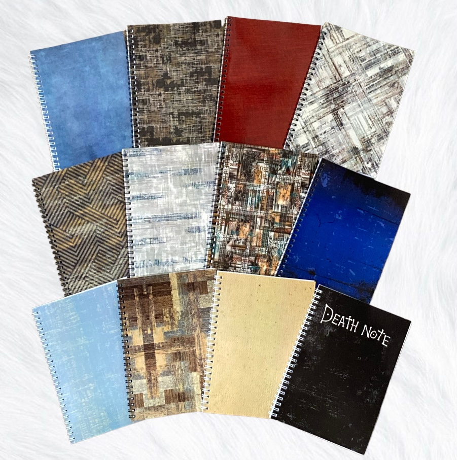 

NoteBook Spiral A5 aesthetic Vintage Texture Retro Polos Warna Warni / Buku Catatan Sekolah Aestehtic Korea Premium Murah