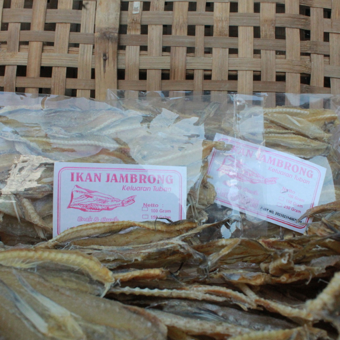 

Ikan Jambrong Kering 100gr Mentah