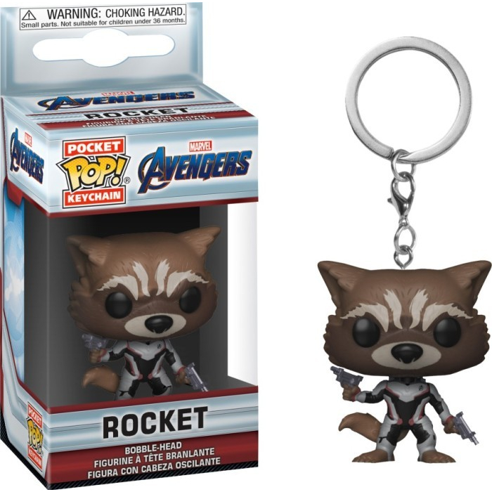 FUNKO POCKET POP KEYCHAIN MARVEL AVENGERS ROCKET