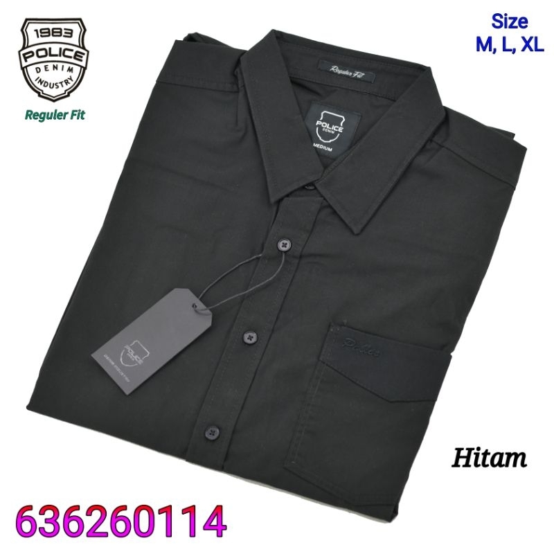 Kemeja Casual Pria Lengan Pendek Police Denim Industry 636260114