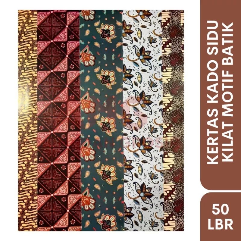 

Kertas Kado Kilat Kiky & Sidu Isi 50 Lembar