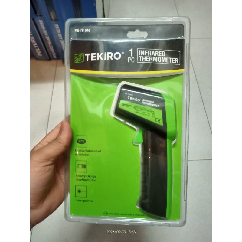 Tekiro Infrared Termometer / alat pengukur suhu mesin industri