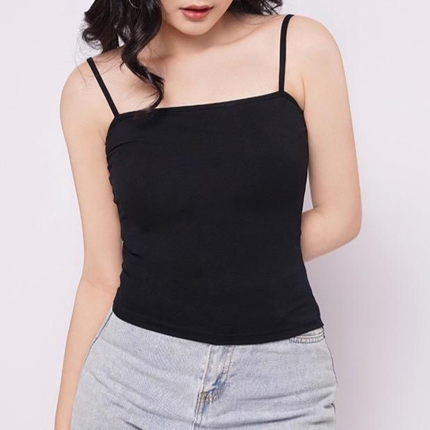 Vidya - Tanktop Premium Kiki 2278 - Singlet Tali Kecil - Dalaman Blazer - Kaos Dalam Wanita