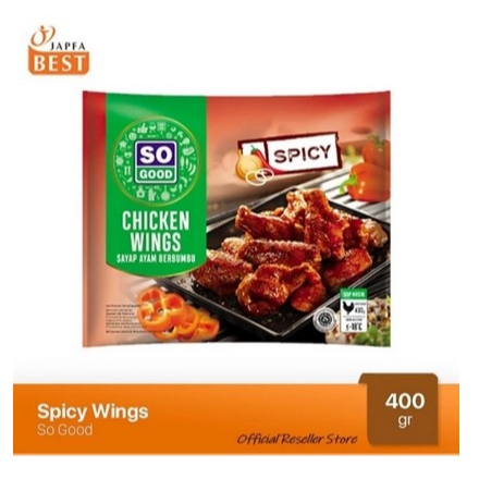 

SO GOOD Chicken Spicy Wings 400Gr