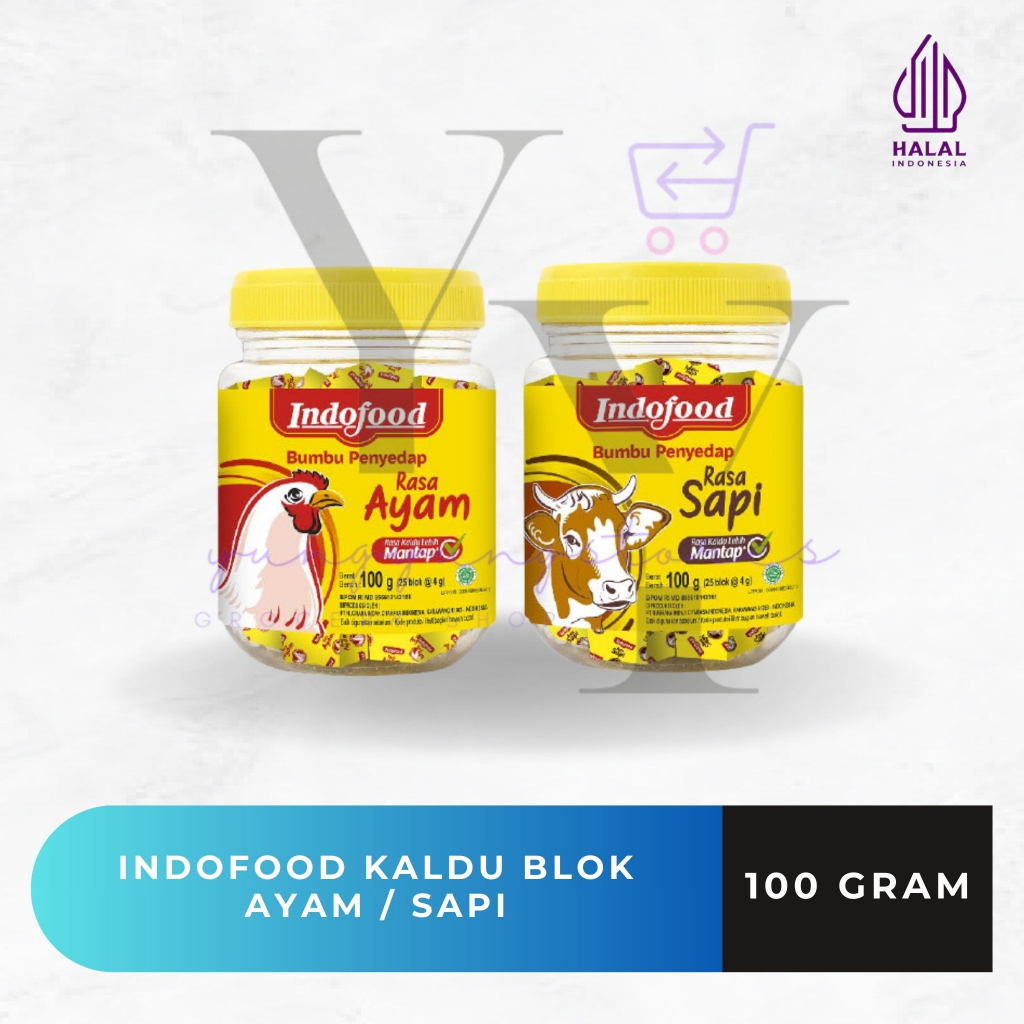 

Indofood Kaldu Blok / Cubes Penyedap Ayam dan Sapi 100 gram