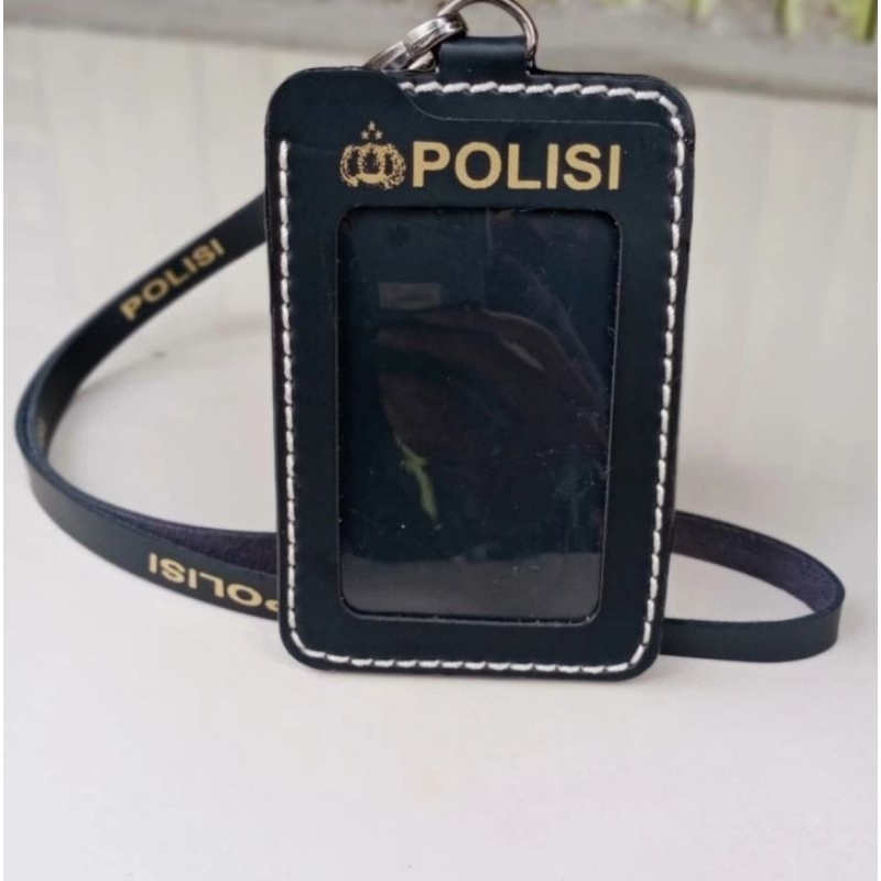 

HOLDER KALUNG ID CARD LOGO MABES POLISI HITAM BEST QUALITY PREMIUM
