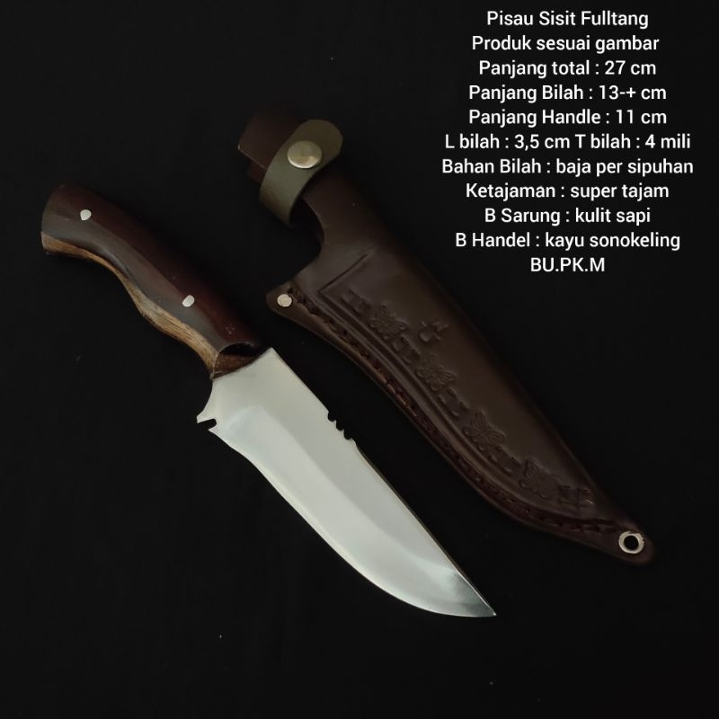 pisau dapur pisau sisiit kulit domba kambing