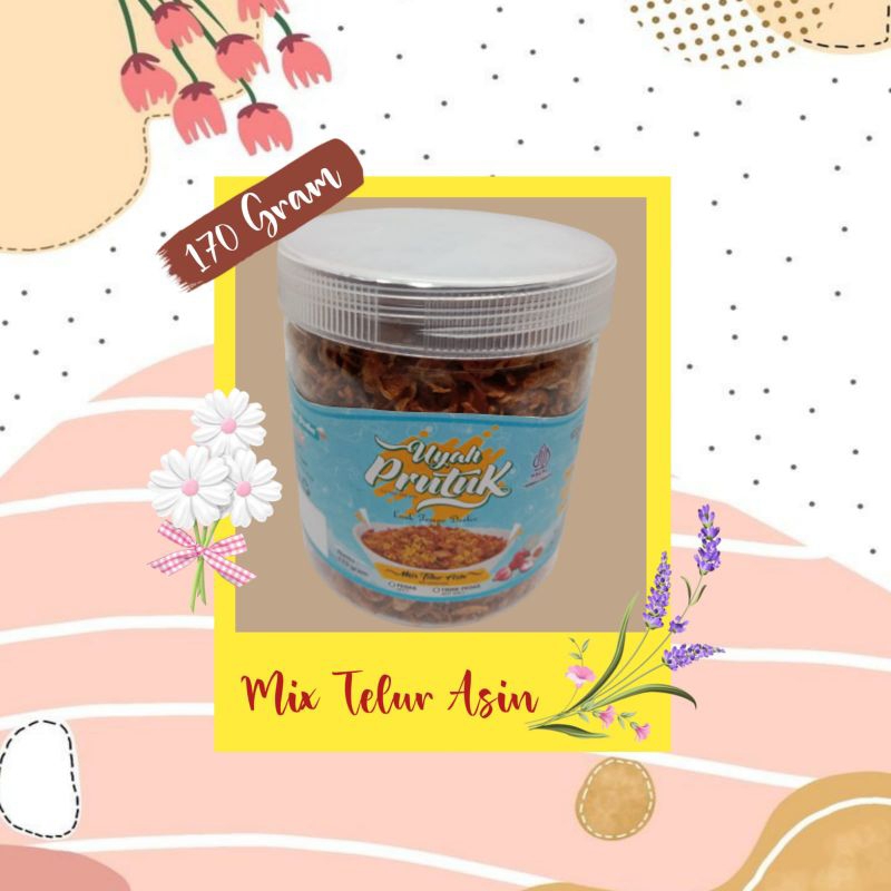 

Uyah Prutuk 'rizka Varian rasa mix telur asin