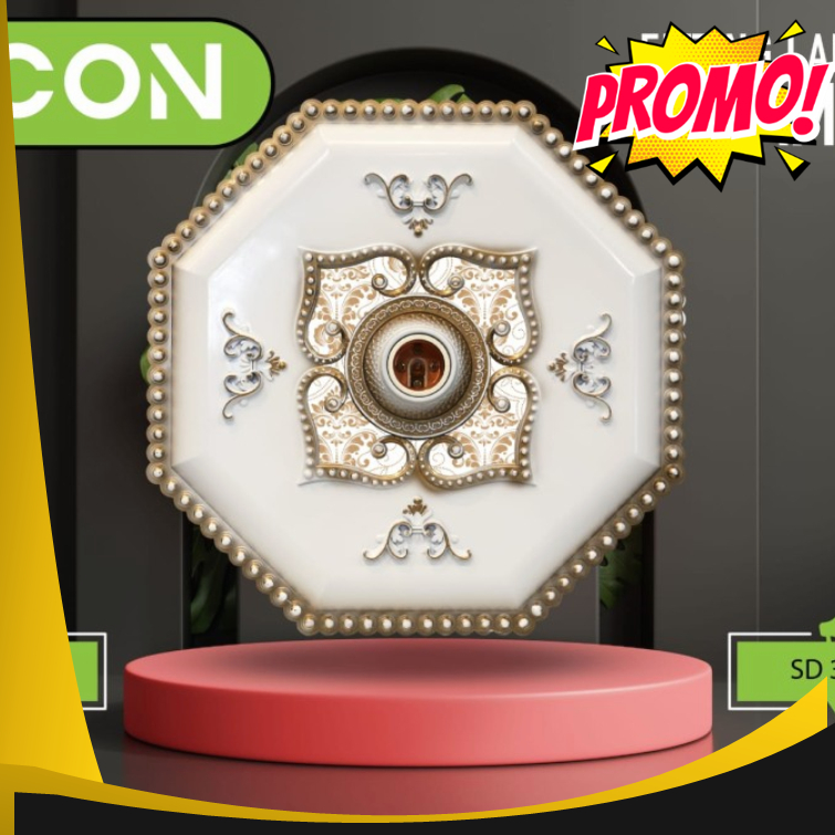 PROMOO ...  FITING HIAS ORNAMEN PLAFON 30 CM BAHAN PLASTIC
